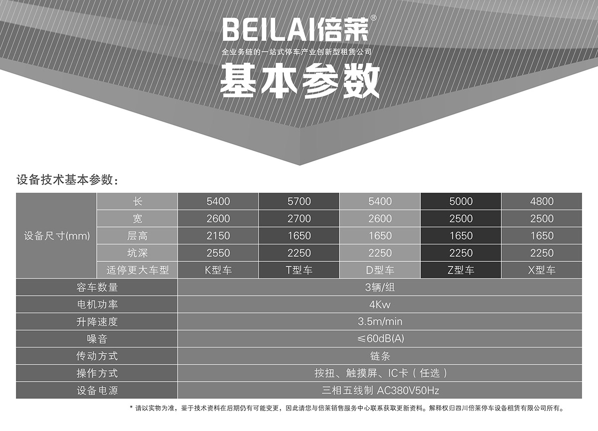 立体车位PJS3D2三层地坑简易升降停车设备基本参数.jpg