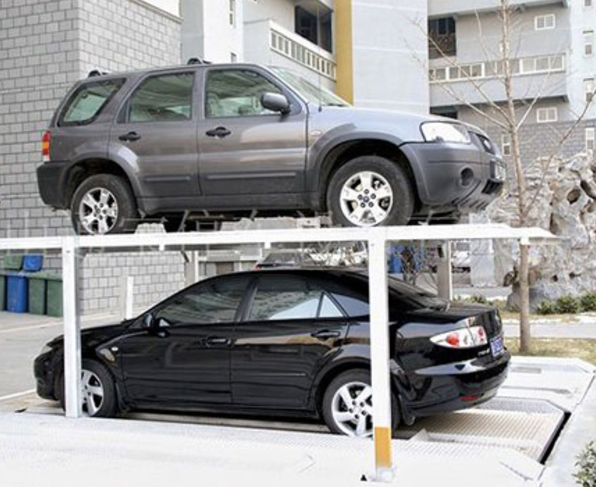 立体车位PJS地坑式简易升降机械式立体停车设备