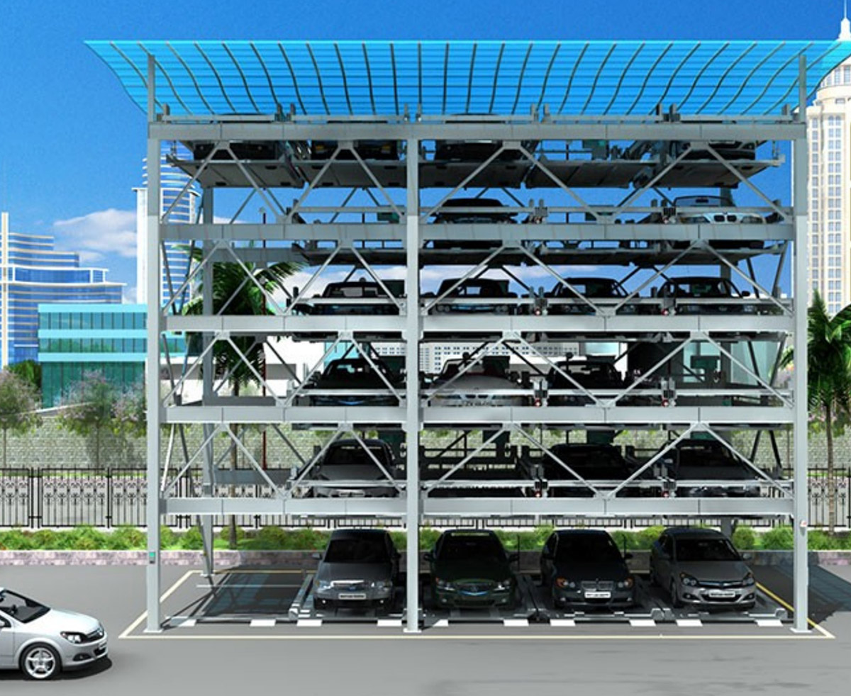 黑龙江立体车位PSH4-6四至六层升降横移智能停车设备